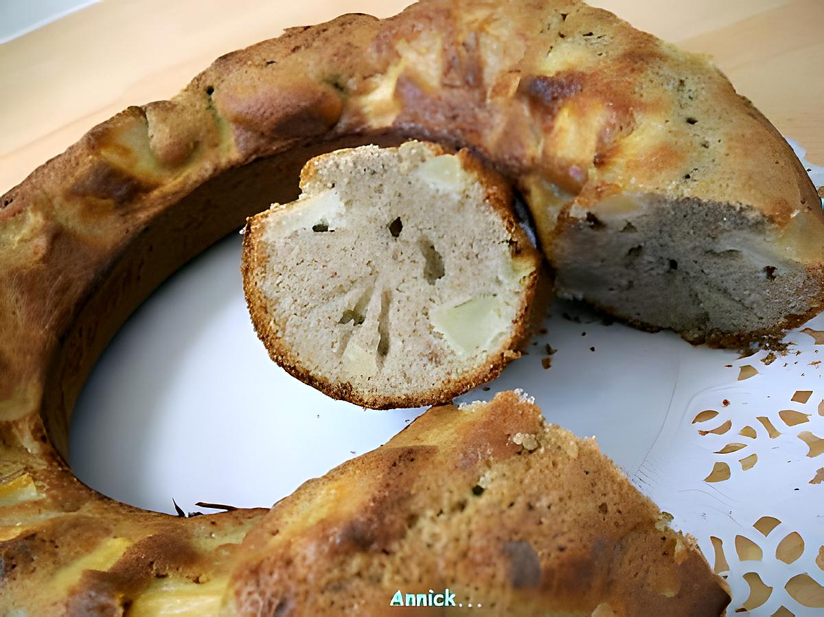 recette gâteau aux noix & pomme