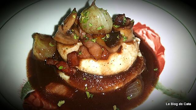 recette Oeuf poché à la bourguignonne