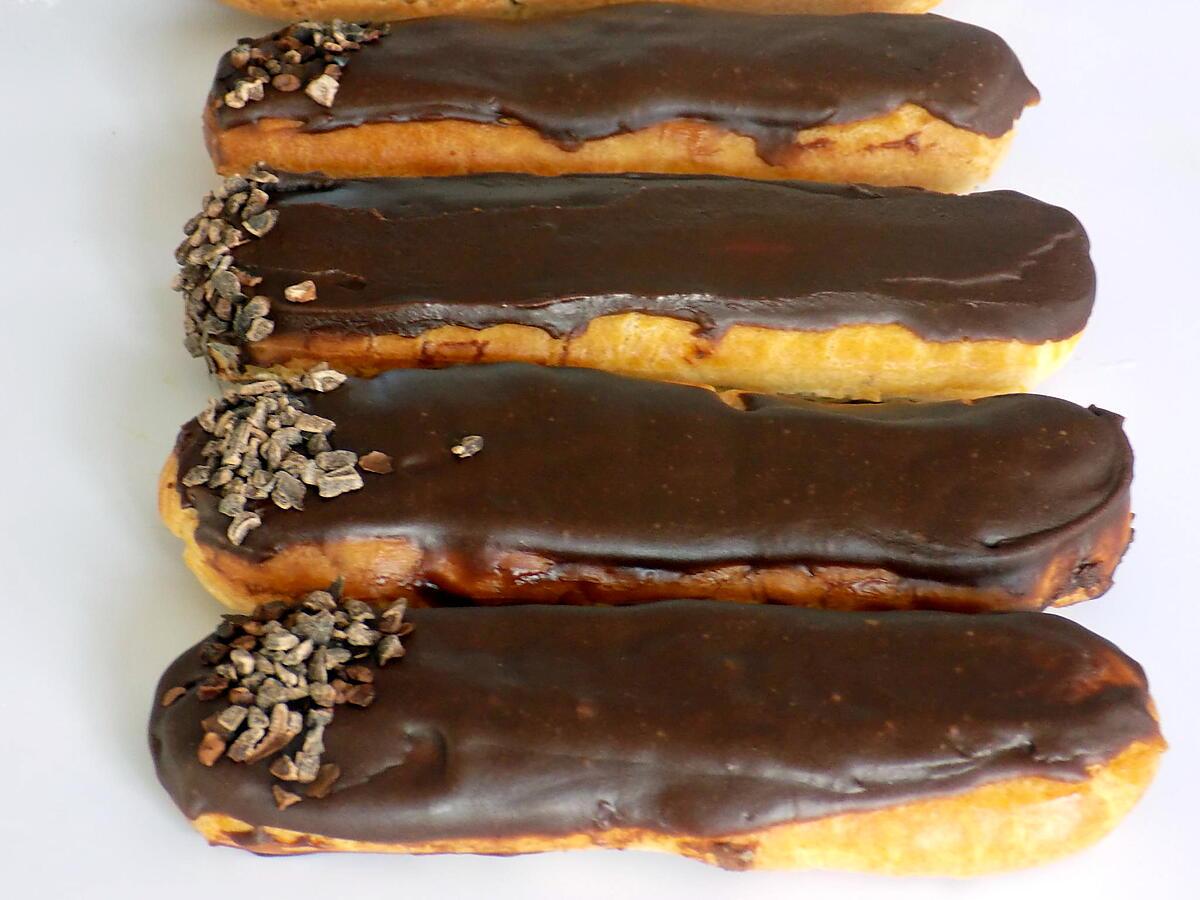 recette Eclairs au chocolat