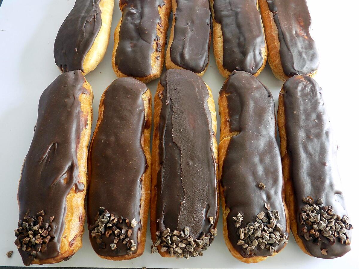 recette Eclairs au chocolat