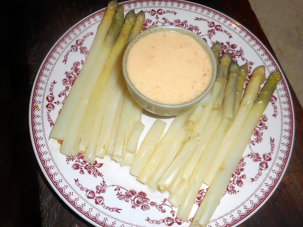 recette Asperges violettes sauce maltaise