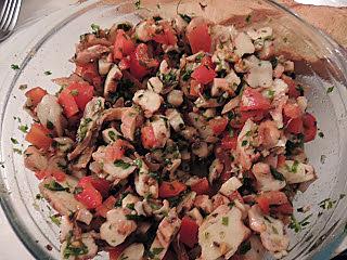recette Salade de calamars à la provençale