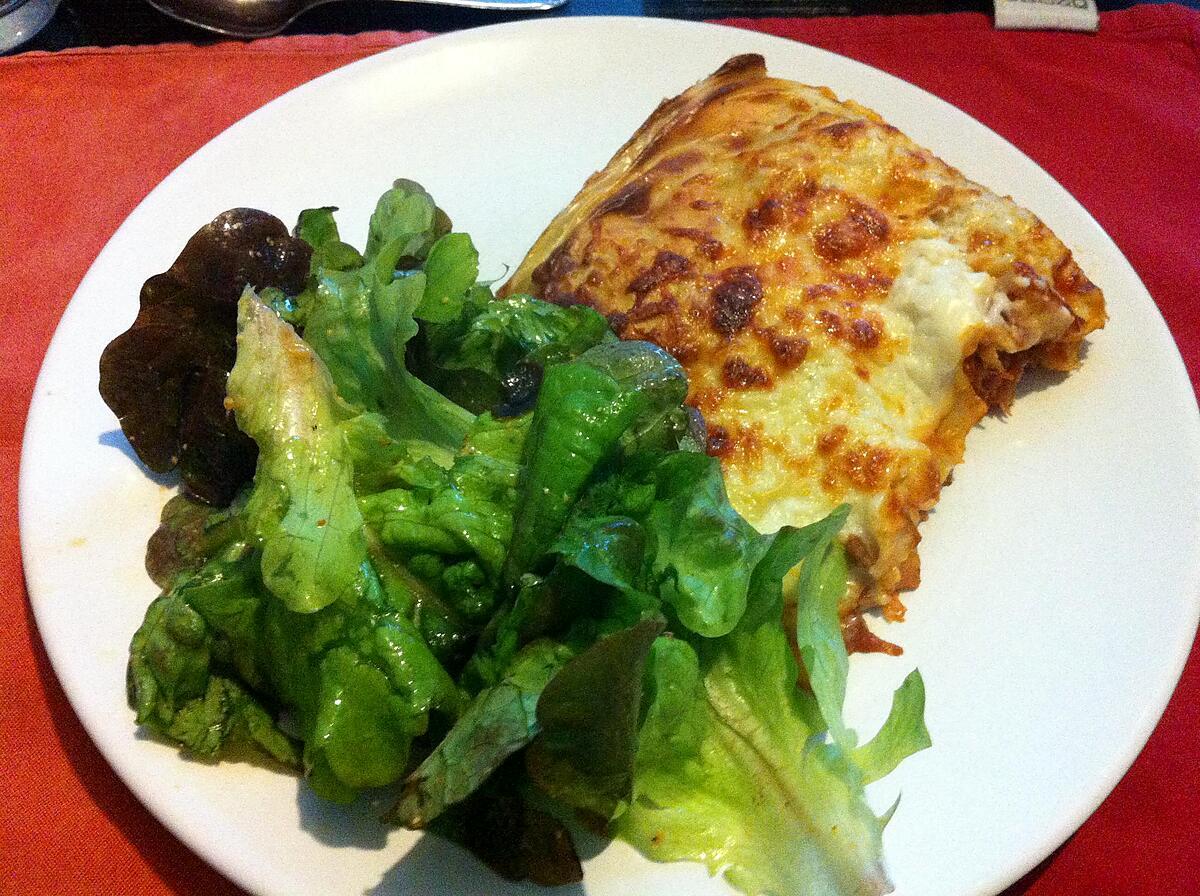 recette Lasagnes "tout fait maison"