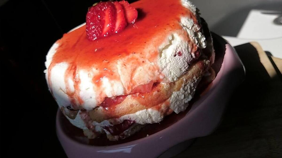 recette Tiramisu fraises-chantilly