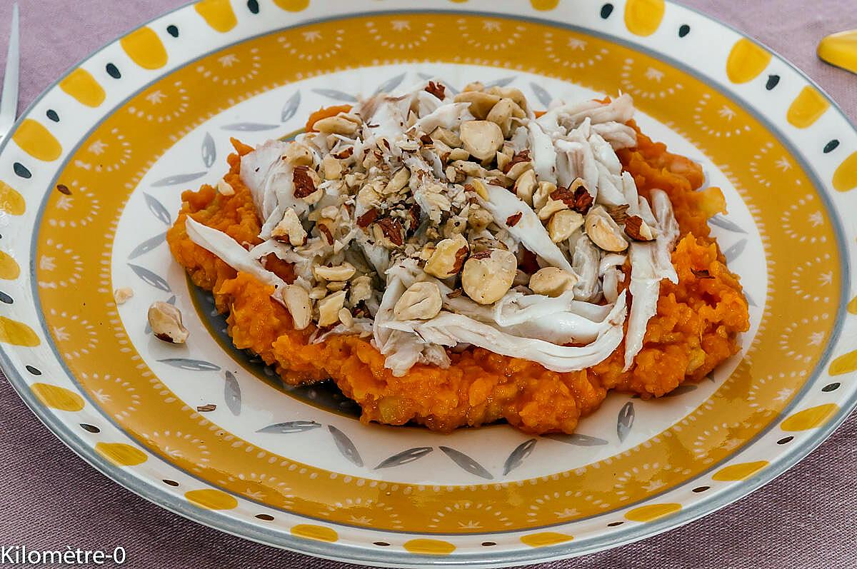 recette Raie à la patate douce et aux noisettes