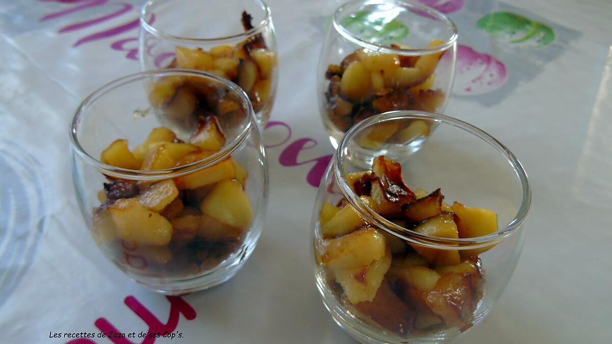 recette Verrines aux pommes