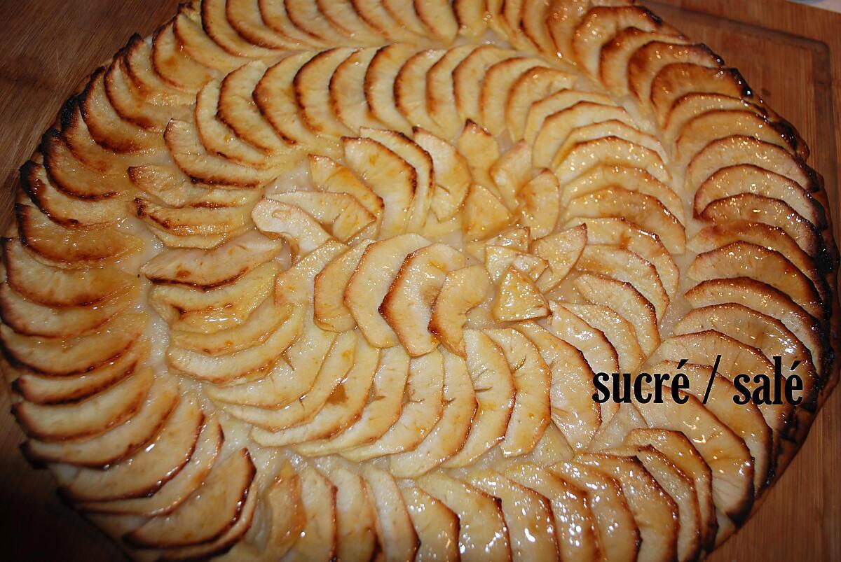 recette Tarte fine aux pommes sans compote