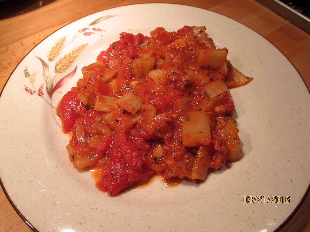 recette côtes de blettes  tomate champignons