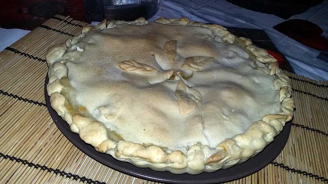 Chicken pie tourte au poulet américaine
