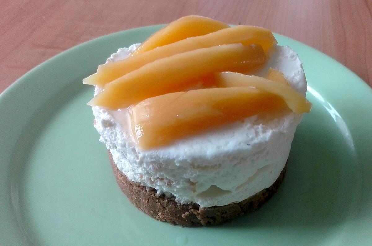 recette Cheesecakes à la mangue