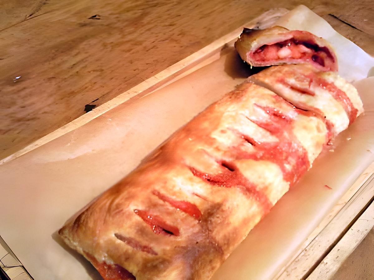 recette strudel pomme fraise