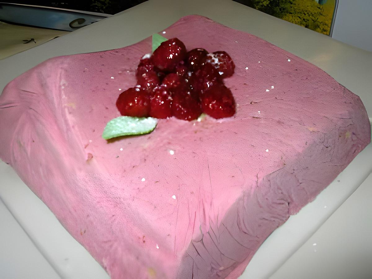 recette semifreddo aux framboises