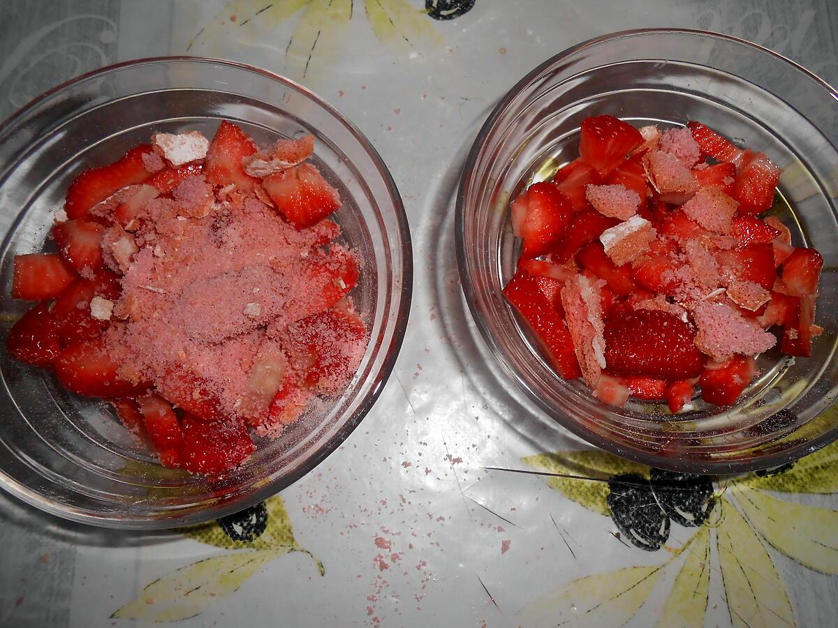 recette FRAISES AU BROCCIU