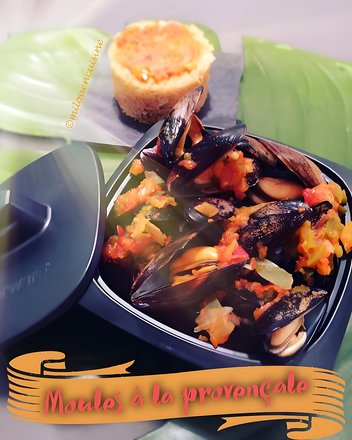 recette MOULES À LA PROVENÇALE