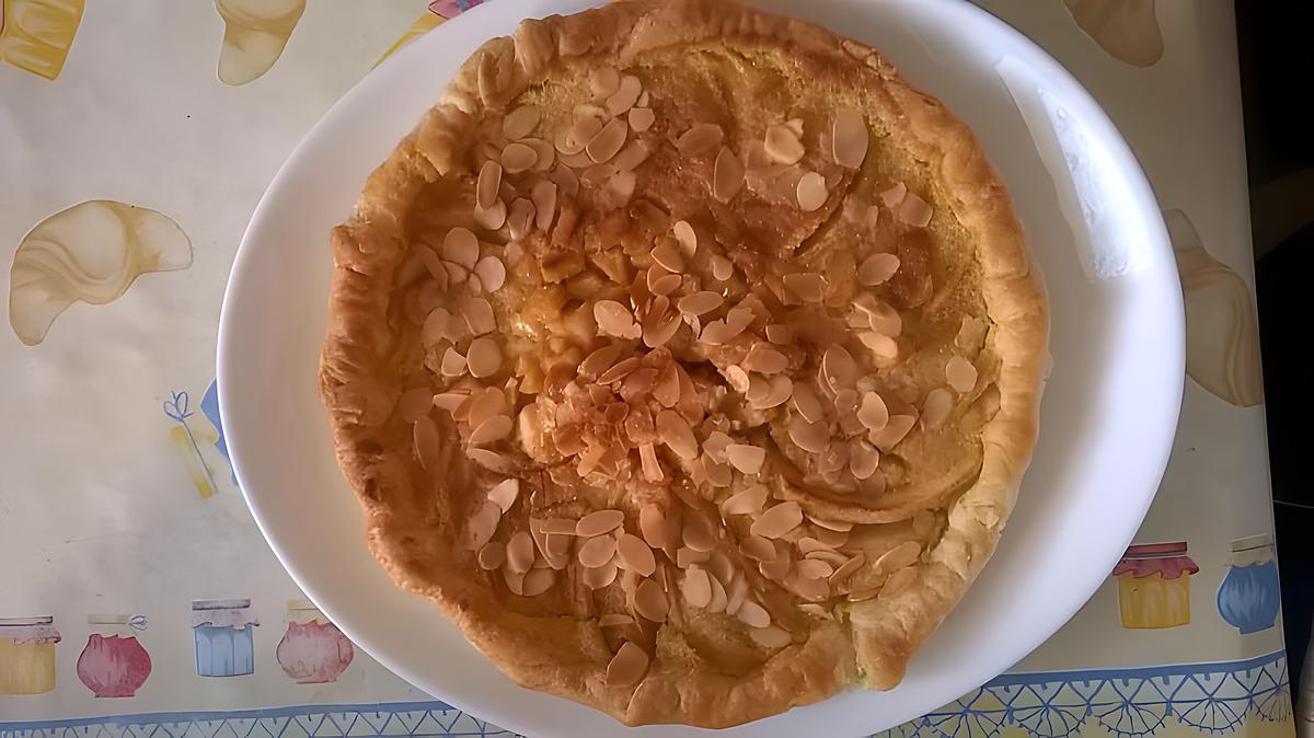 recette Tarte aux pommes amandine