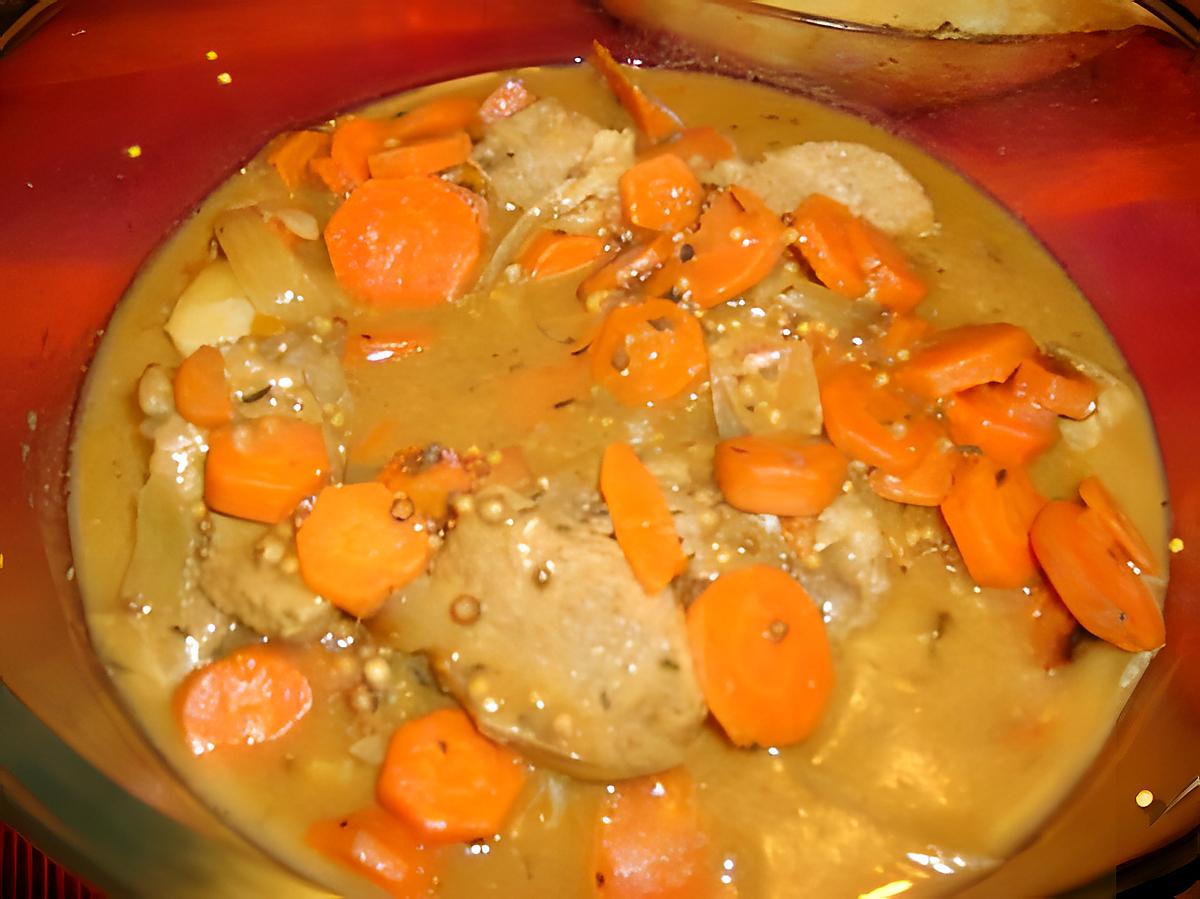 recette Veau aux carottes