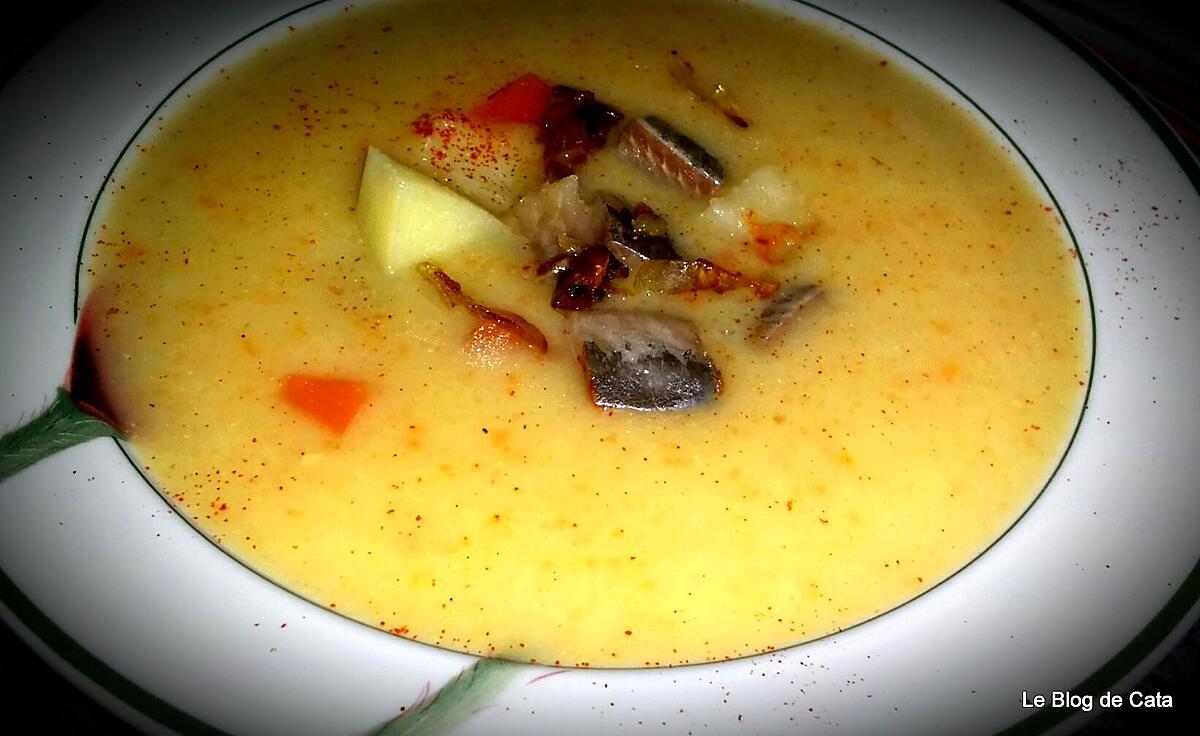 recette Soupe d'endives, pommes de terre et harengs