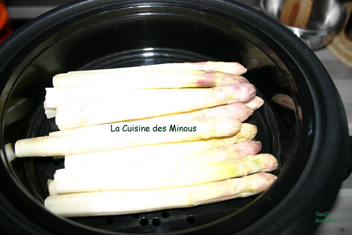 recette Asperges de la Halle d’Antan Crème citronnée à la ciboulette