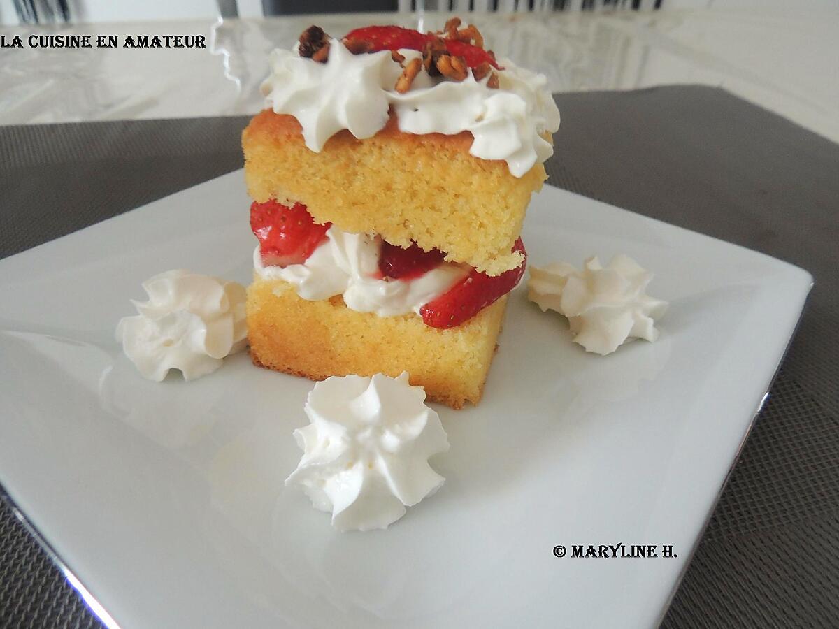 recette Petits gâteaux aux fraises