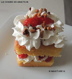 recette Petits gâteaux aux fraises
