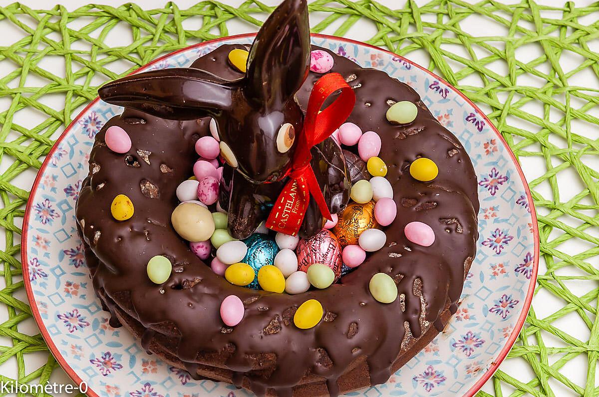 recette Couronne de Pâques au chocolat