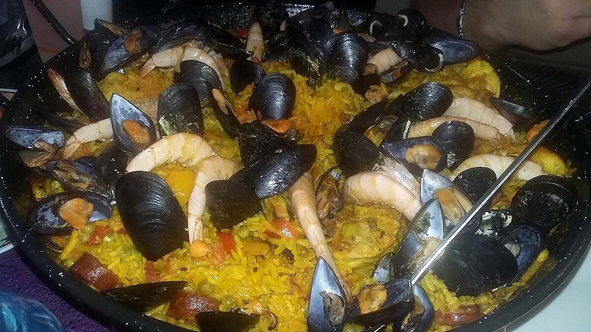 recette Notre paella familiale