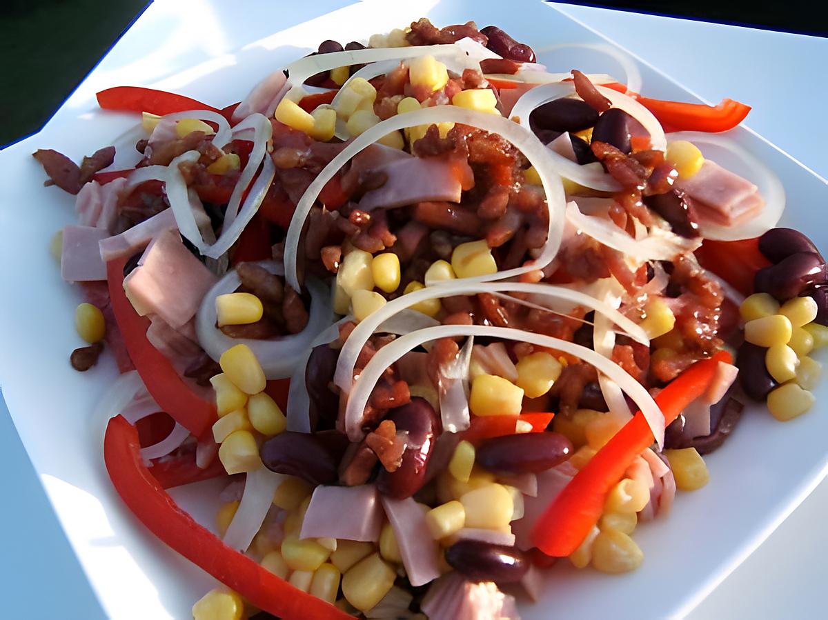 recette Salade  cajun