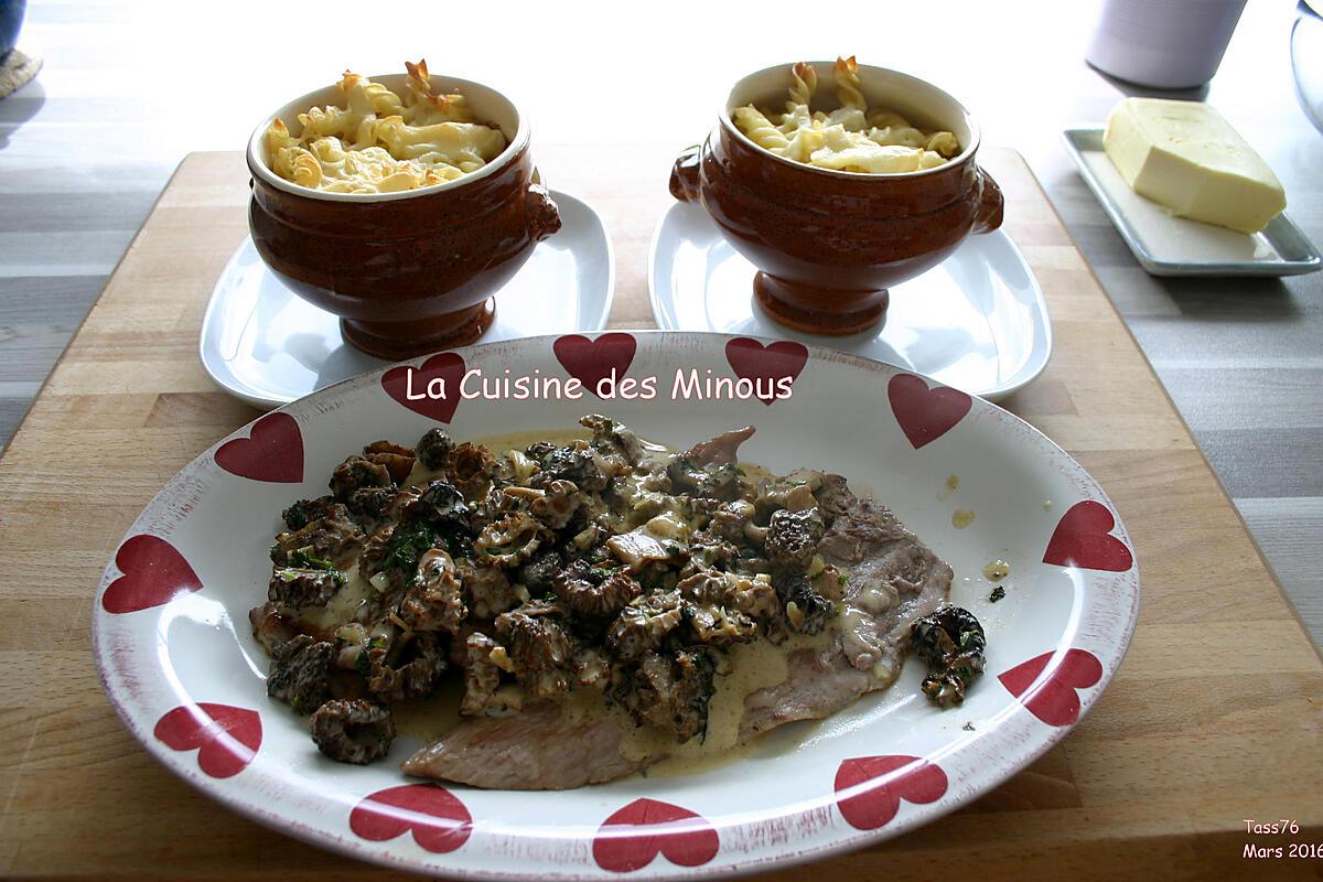 recette Escalope de veau Forestière