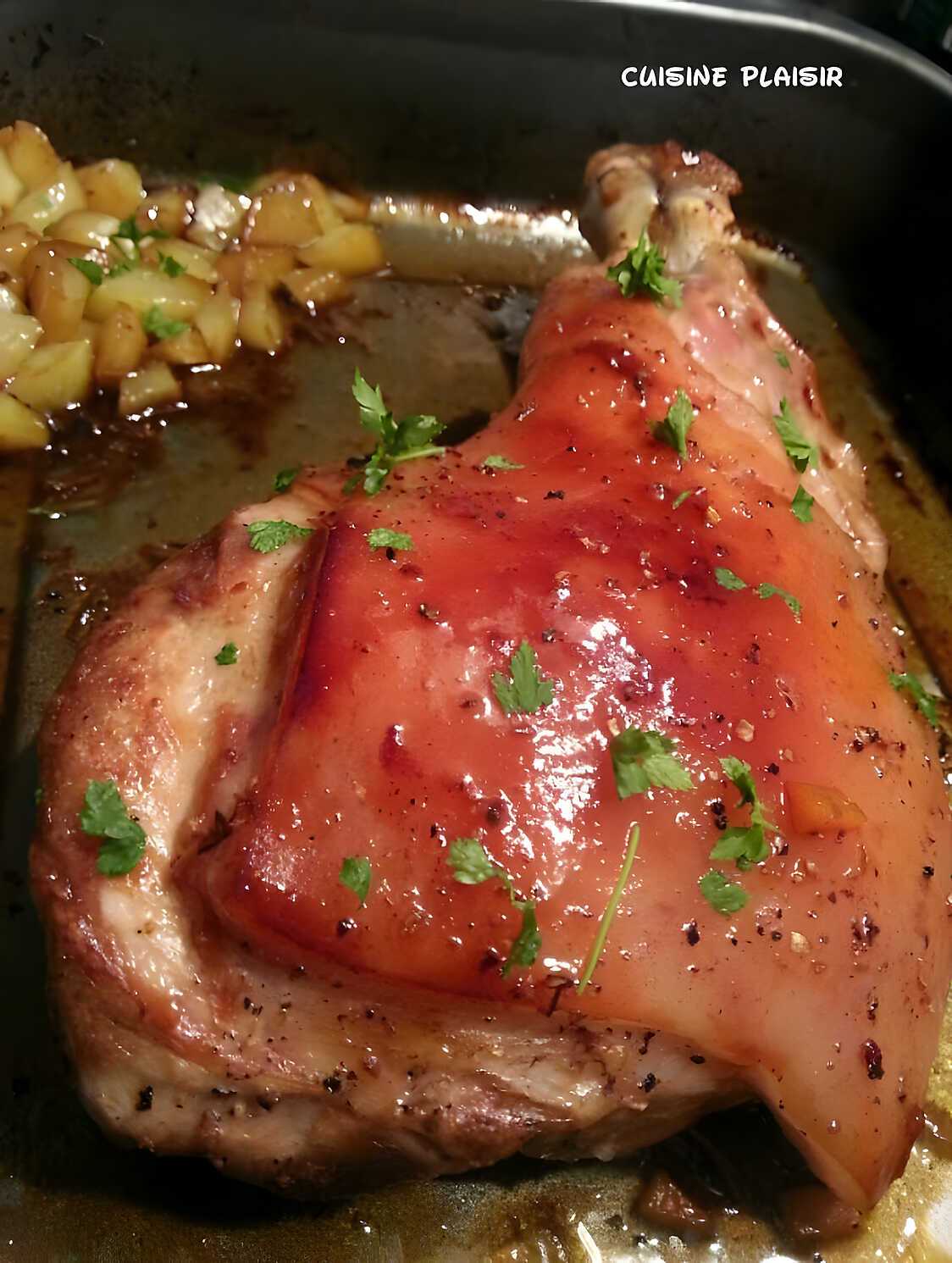 Recette de Cuissot de cochon de lait rôti