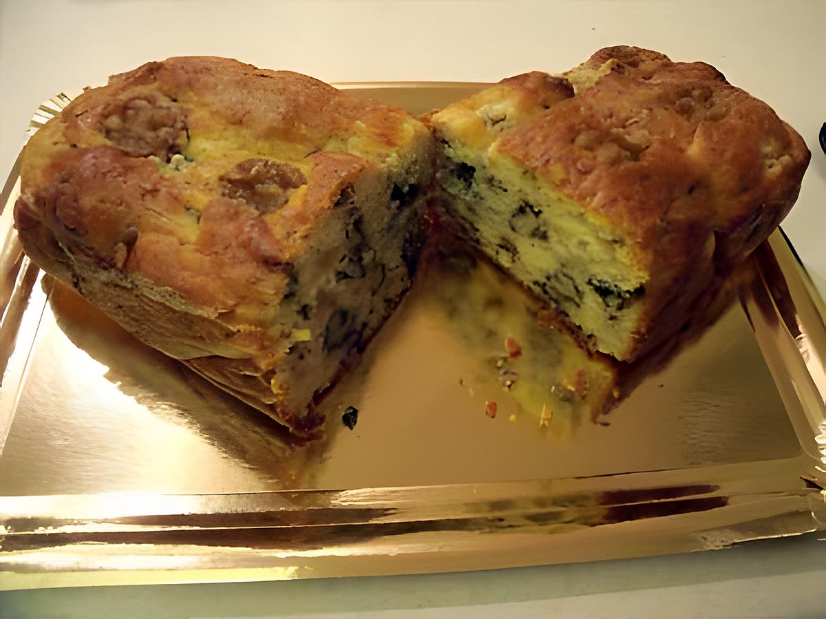 recette cake poire noix roquefort