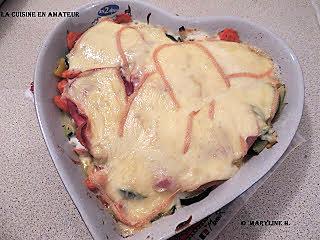 recette Gratin de légumes, coppa et raclette