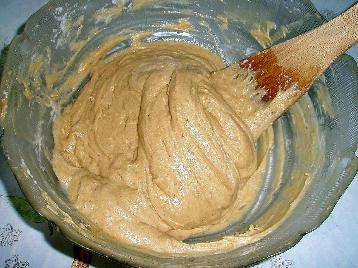 recette Gâteau aux poires et crème de marron