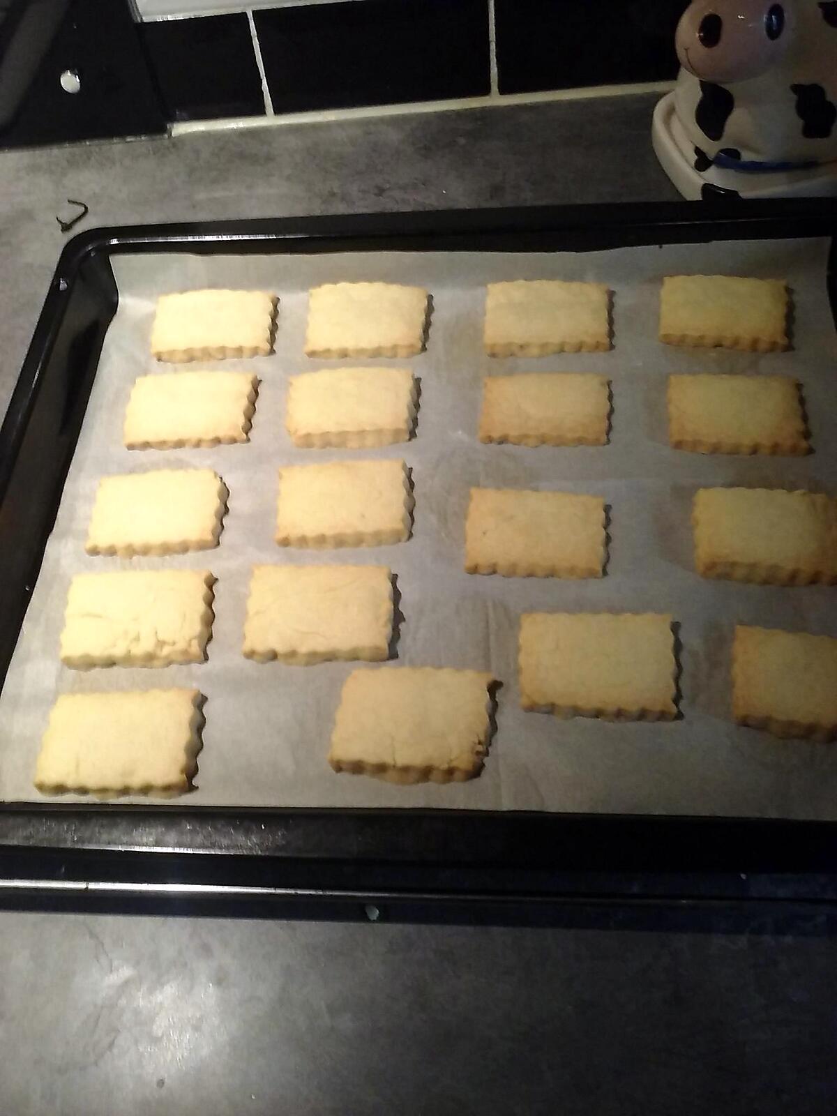 recette Sablés trempés au chocolat