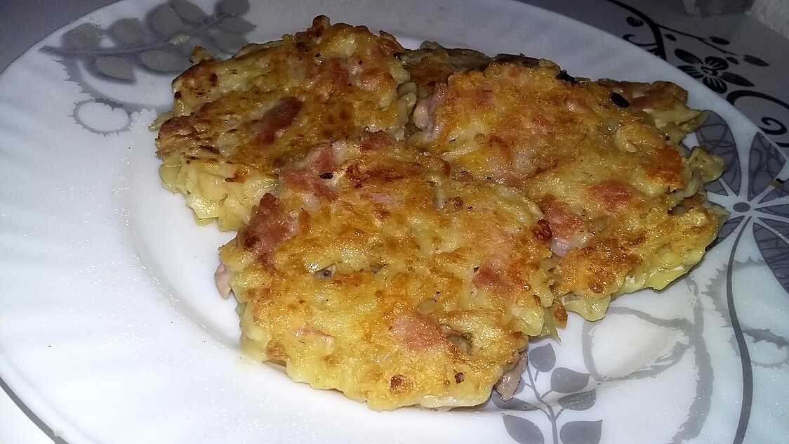 Recette de Croquettes de coquillettes jambon fromage