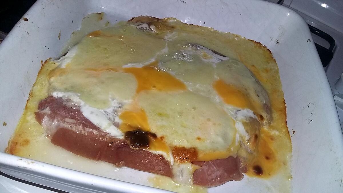 recette Jambon gratinée