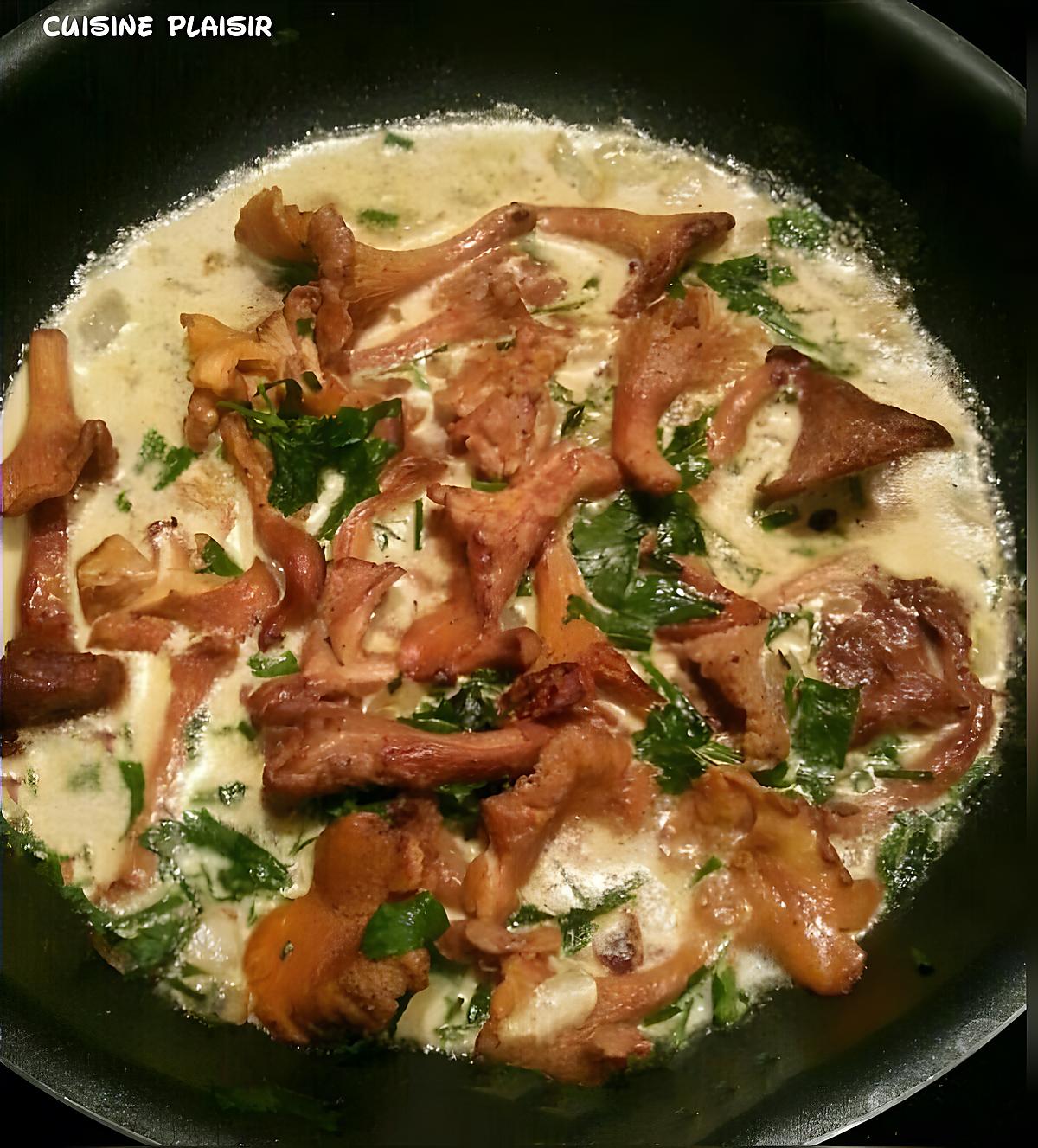 recette Poêlée de champignons