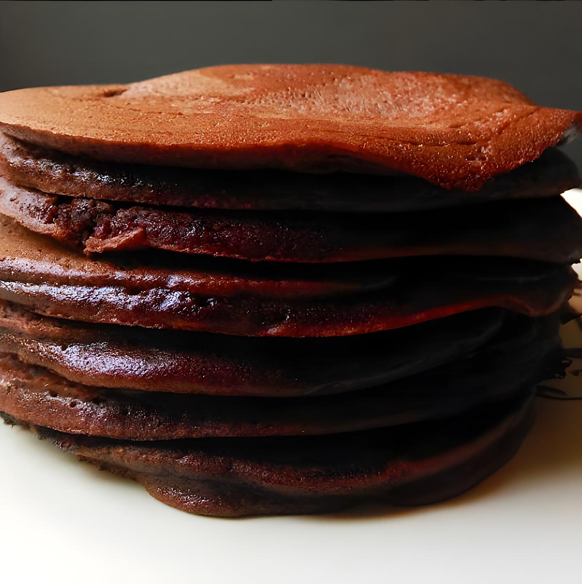 recette Pancakes tout chocolat