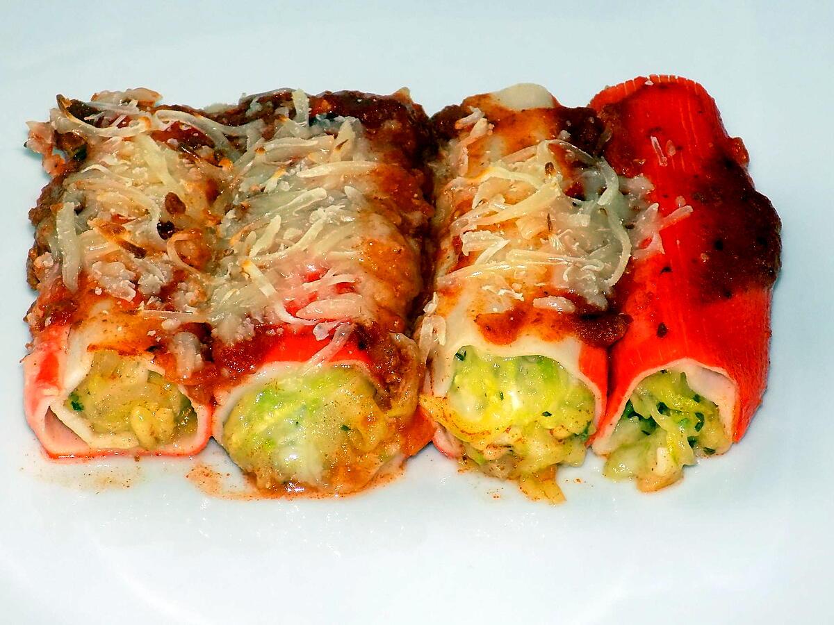 recette Cannellonis surimi courgette (compatible dukan)