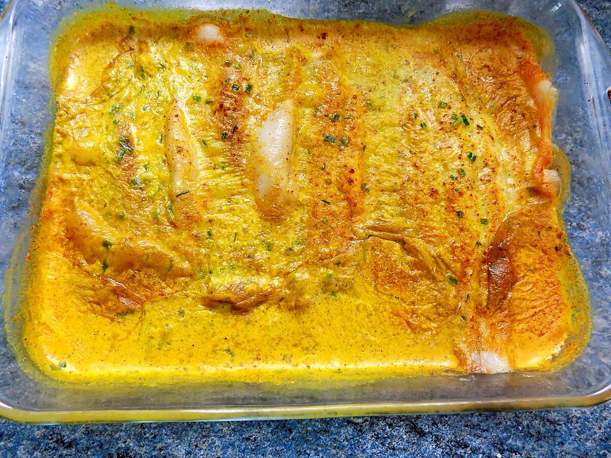 recette Pangas crème de curry