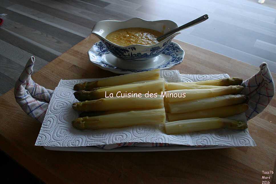 recette Asperges de Julien sauce Angelik