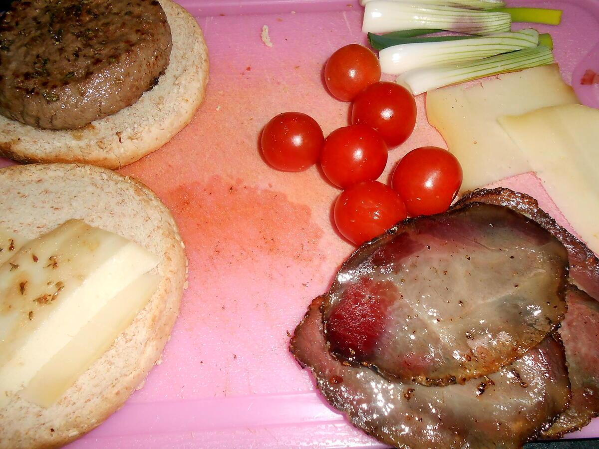 recette BURGER AUX SAVEURS "CORSE"