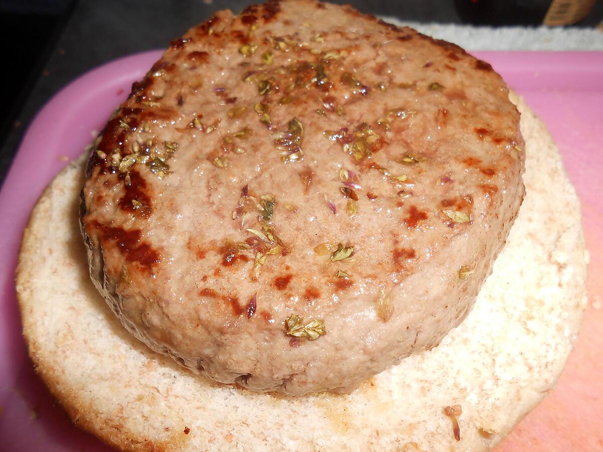 recette BURGER AUX SAVEURS "CORSE"