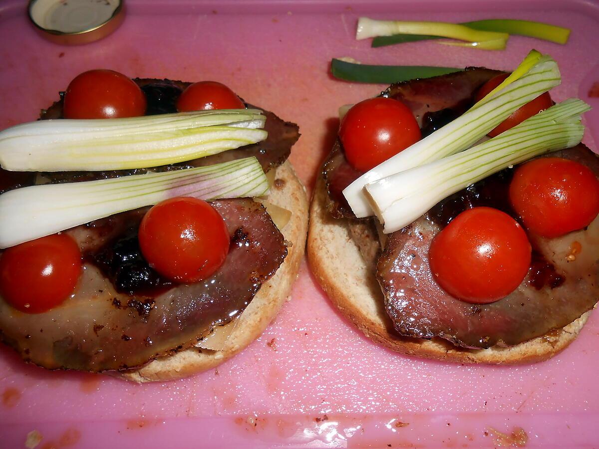 recette BURGER AUX SAVEURS "CORSE"