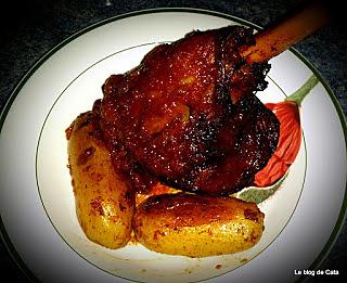 recette Souris d'agneau confite thym/miel