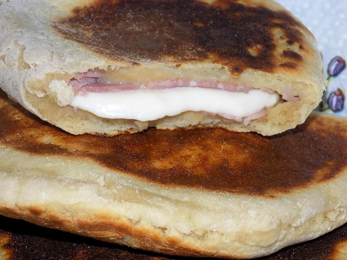 recette Naans jambon/fromage dukan