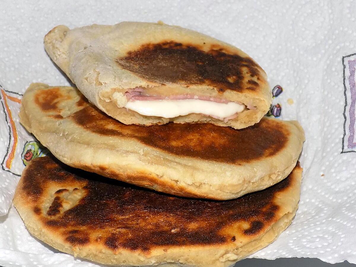 recette Naans jambon/fromage dukan