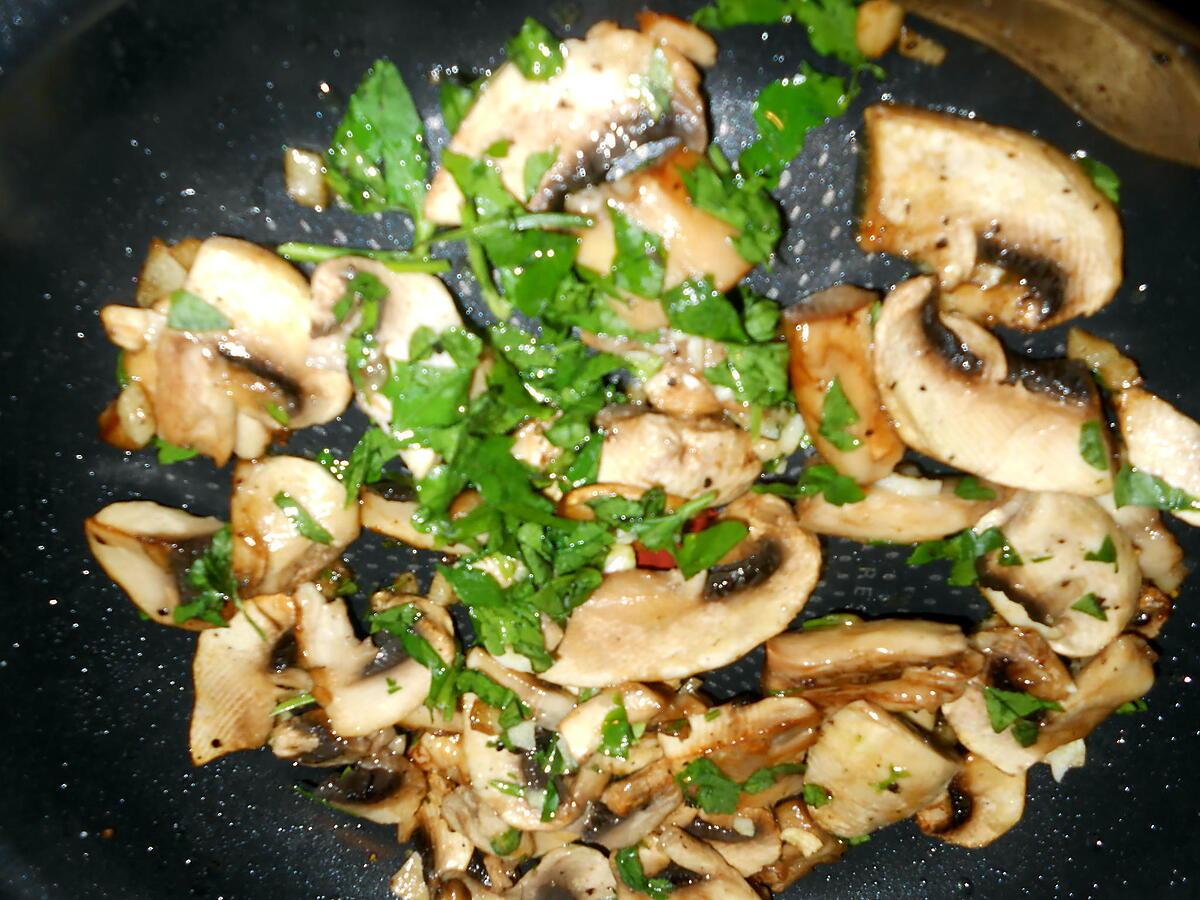 recette CHATAIGNES ET CHAMPIGNONS (un petit accompagnement corse)