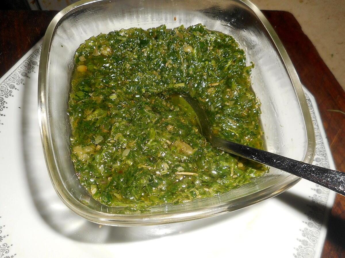 recette Sauce verte