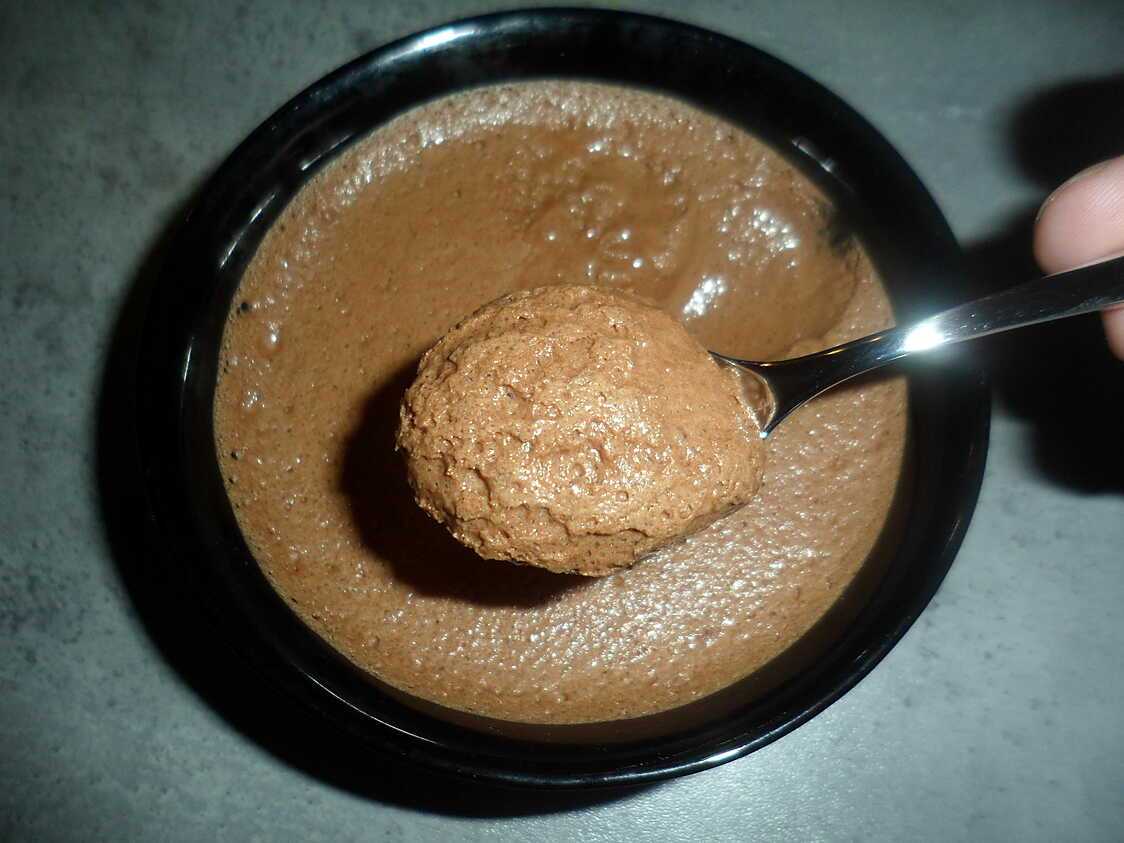 Recette de Mousse au chocolat à base de .. Pois chiches ( Vegan ) !!