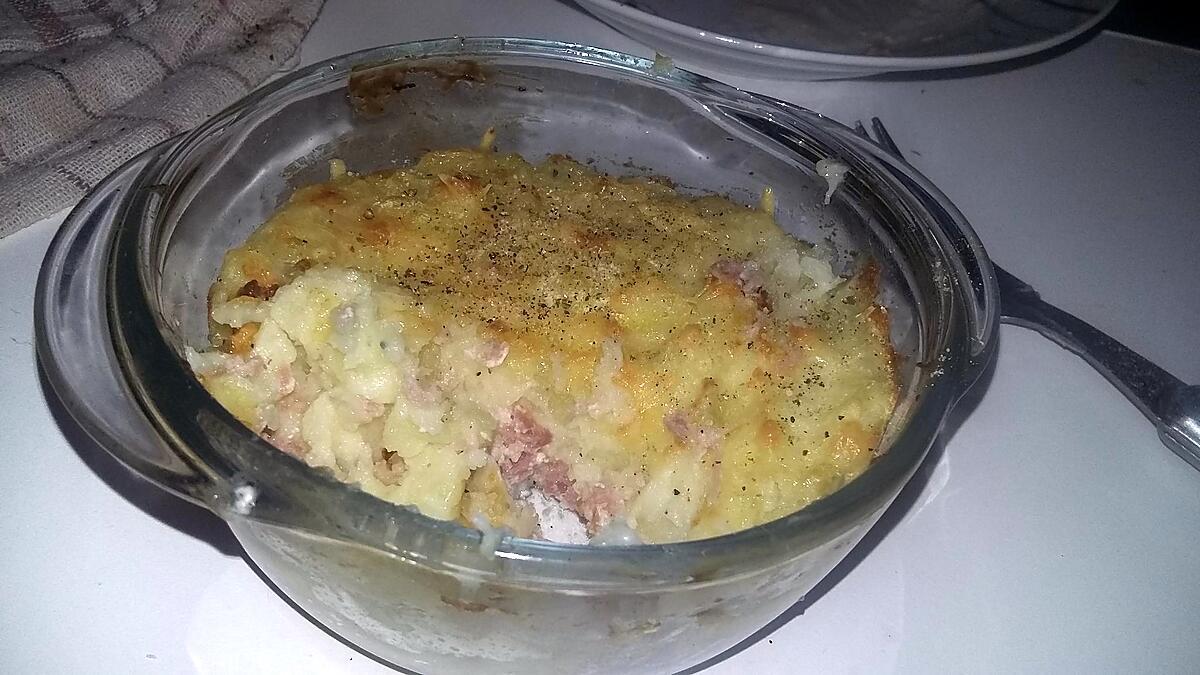 recette Hachis parmentier de jambon